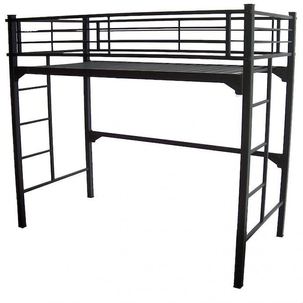 Blantex Bedframe, 39 X 75 UNI Bunk Bed w/built in ladder & 2 guardrails